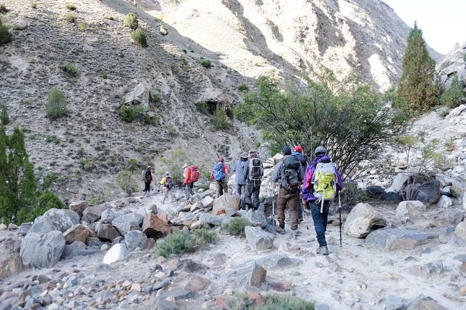 Trek down to Hushe Valley